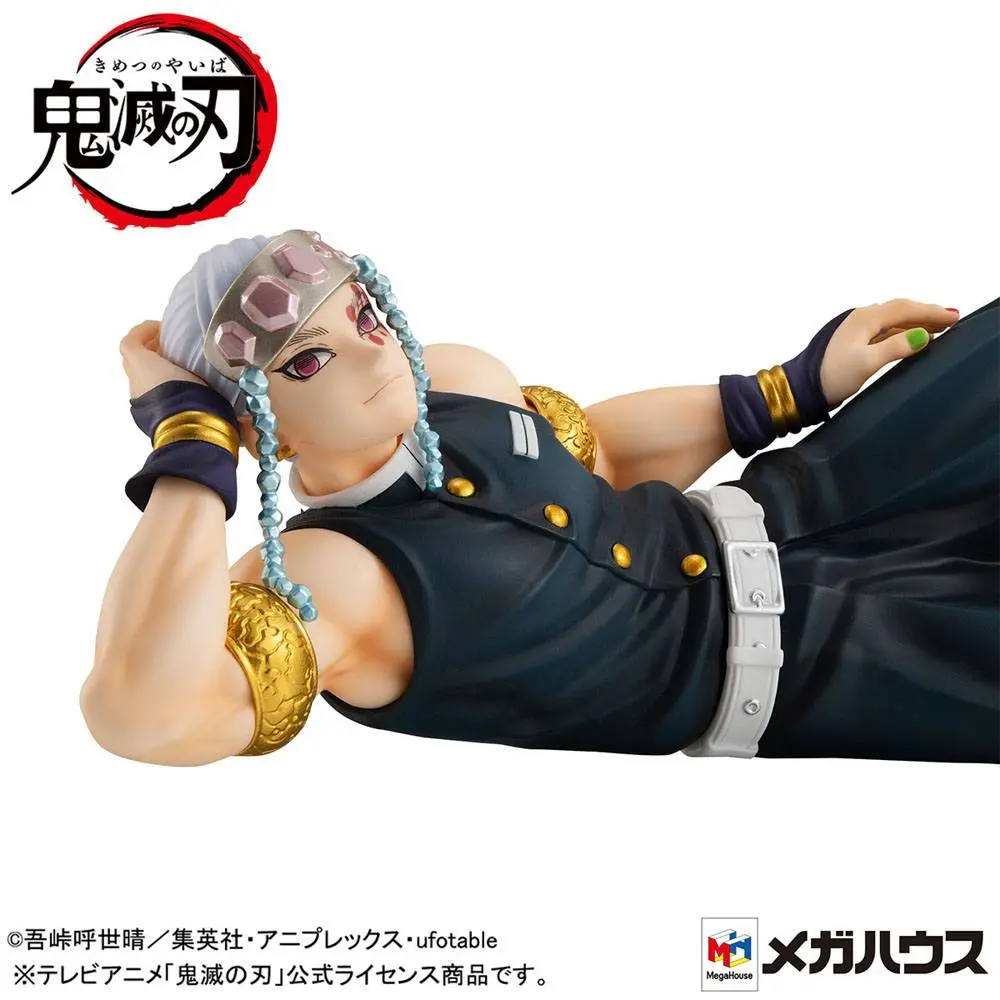 Demon Slayer Kimetsu no Yaiba G.E.M. Uzui-san Palm Size Edition Deluxe PVC szobor figura 19 cm termékfotó