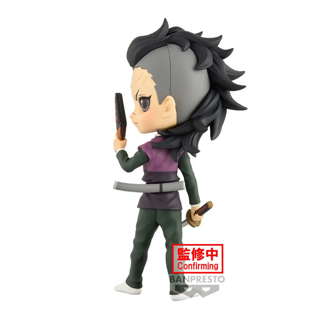 Demon Slayer Kimetsu no Yaiba Genya Shinazugawa Q posket figura 14cm termékfotó