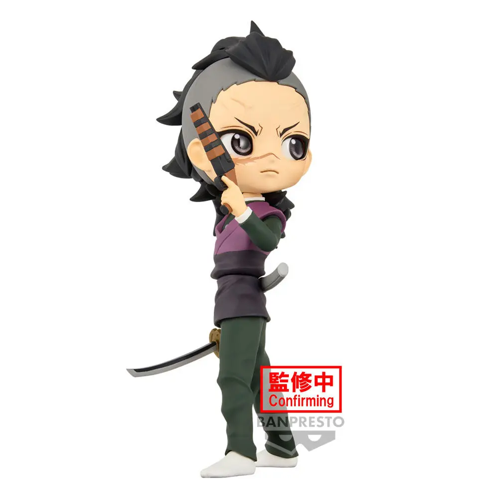 Demon Slayer Kimetsu no Yaiba Genya Shinazugawa Q posket figura 14cm termékfotó