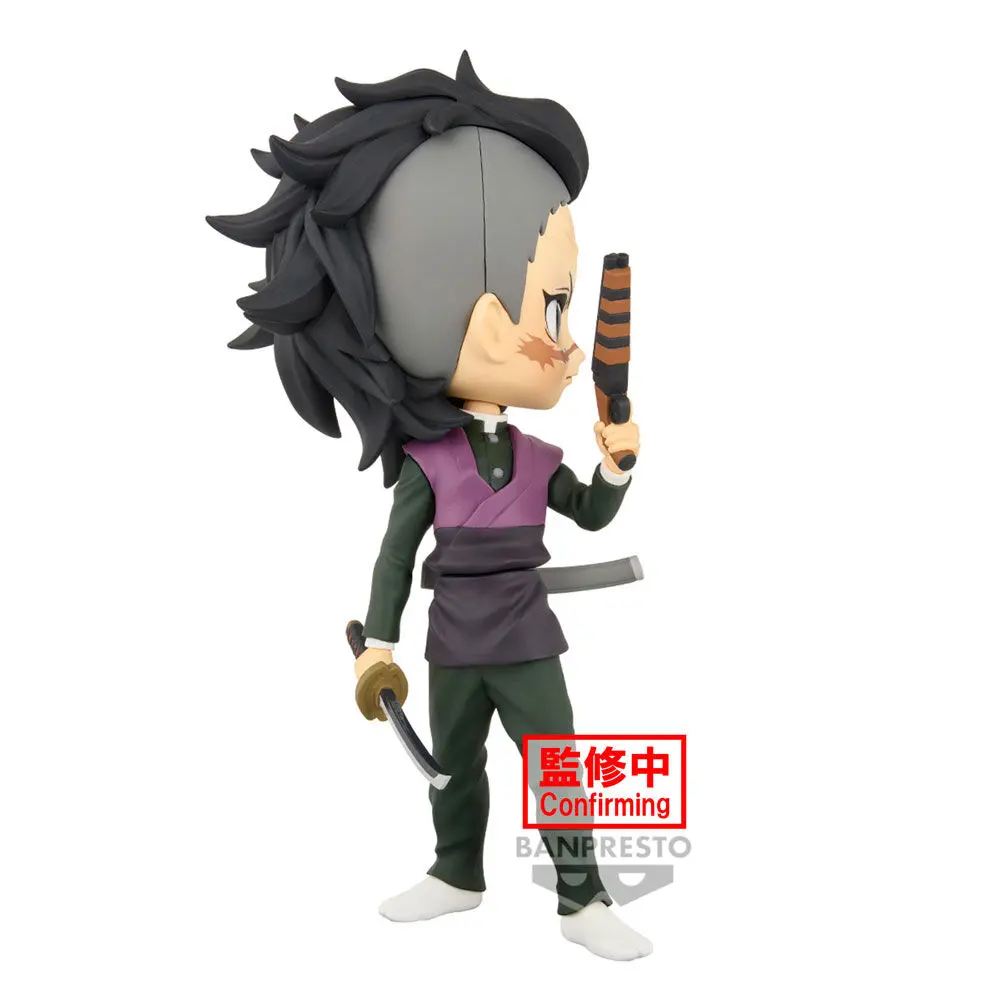 Demon Slayer Kimetsu no Yaiba Genya Shinazugawa Q posket figura 14cm termékfotó