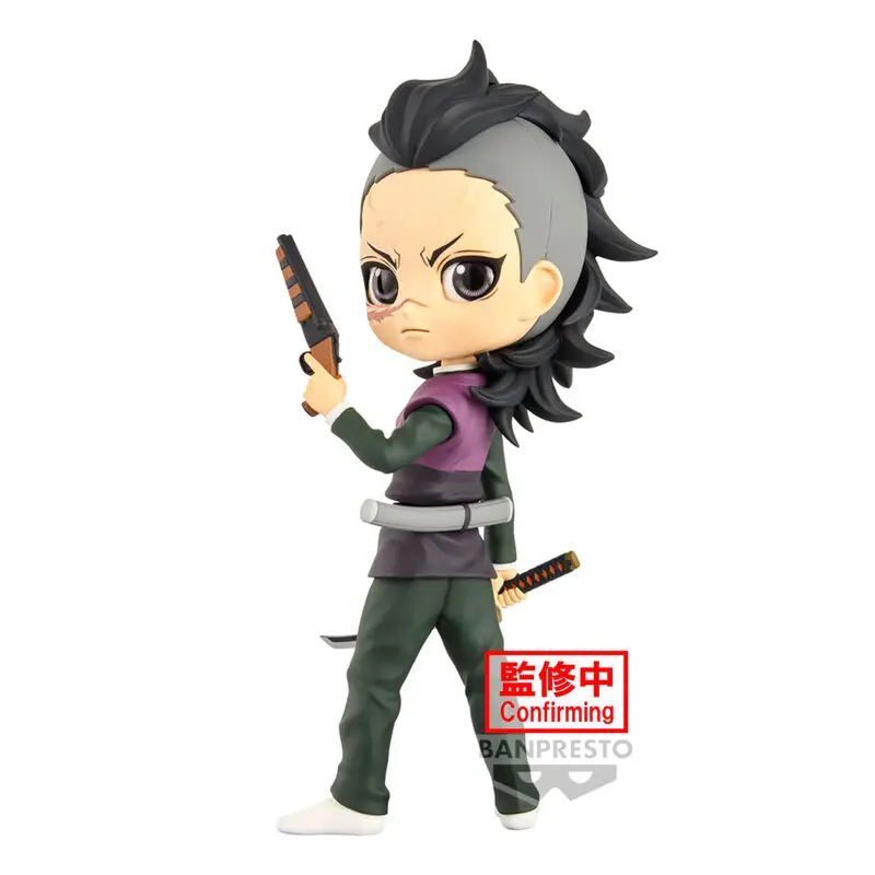 Demon Slayer Kimetsu no Yaiba Genya Shinazugawa Q posket figura 14cm termékfotó