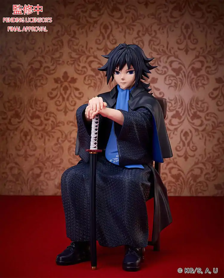 Demon Slayer: Kimetsu no Yaiba Giyu Tomioka szobor figura 16 cm termékfotó