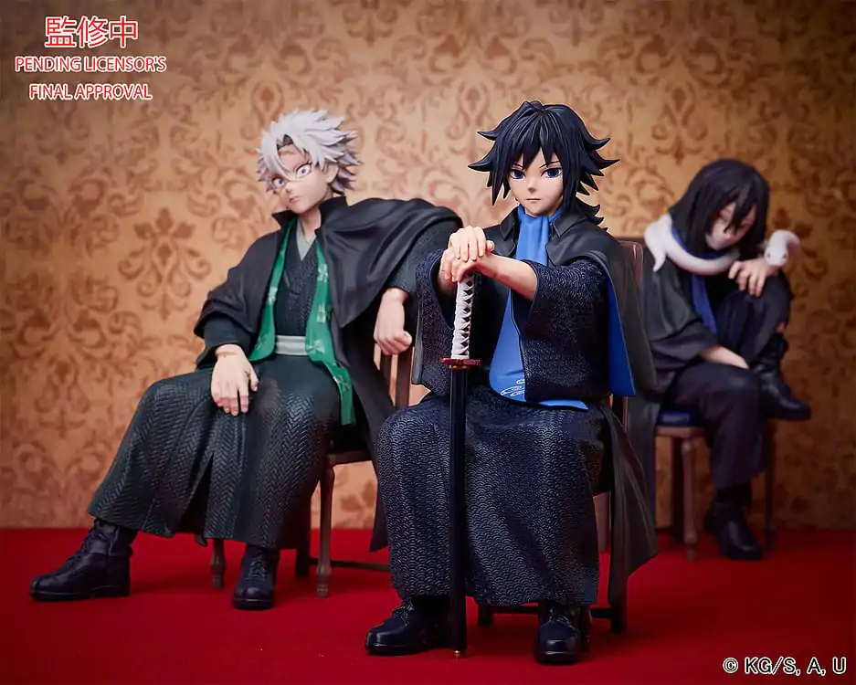 Demon Slayer: Kimetsu no Yaiba Giyu Tomioka szobor figura 16 cm termékfotó