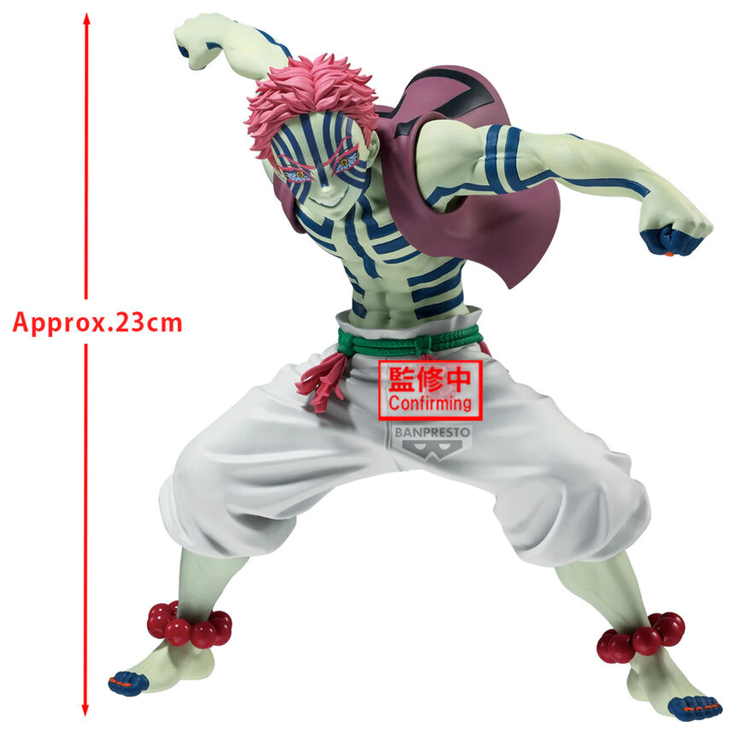 Demon Slayer Kimetsu no Yaiba Grandista Akaza II figura 23cm termékfotó