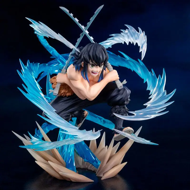 Demon Slayer: Kimetsu no Yaiba Inosuke Hasiraba Beast Breathing szobor figura 16cm termékfotó