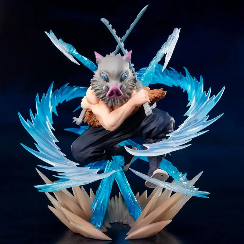 Demon Slayer: Kimetsu no Yaiba Inosuke Hasiraba Beast Breathing szobor figura 16cm termékfotó
