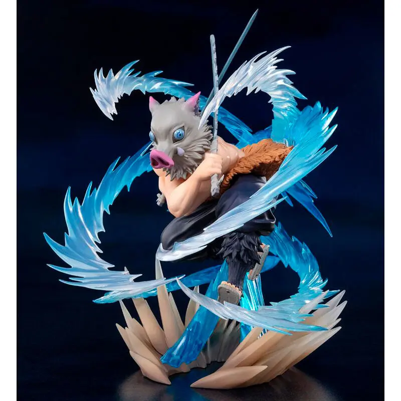 Demon Slayer: Kimetsu no Yaiba Inosuke Hasiraba Beast Breathing szobor figura 16cm termékfotó