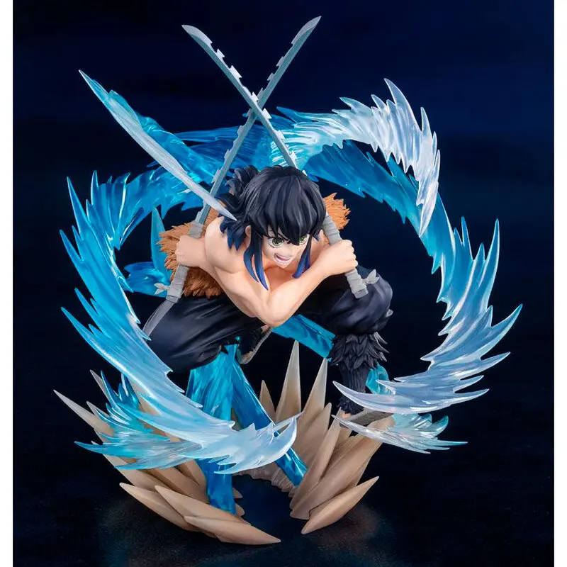 Demon Slayer: Kimetsu no Yaiba Inosuke Hasiraba Beast Breathing szobor figura 16cm termékfotó