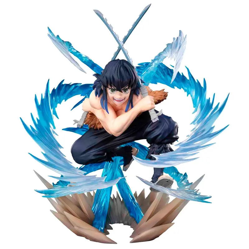 Demon Slayer: Kimetsu no Yaiba Inosuke Hasiraba Beast Breathing szobor figura 16cm termékfotó
