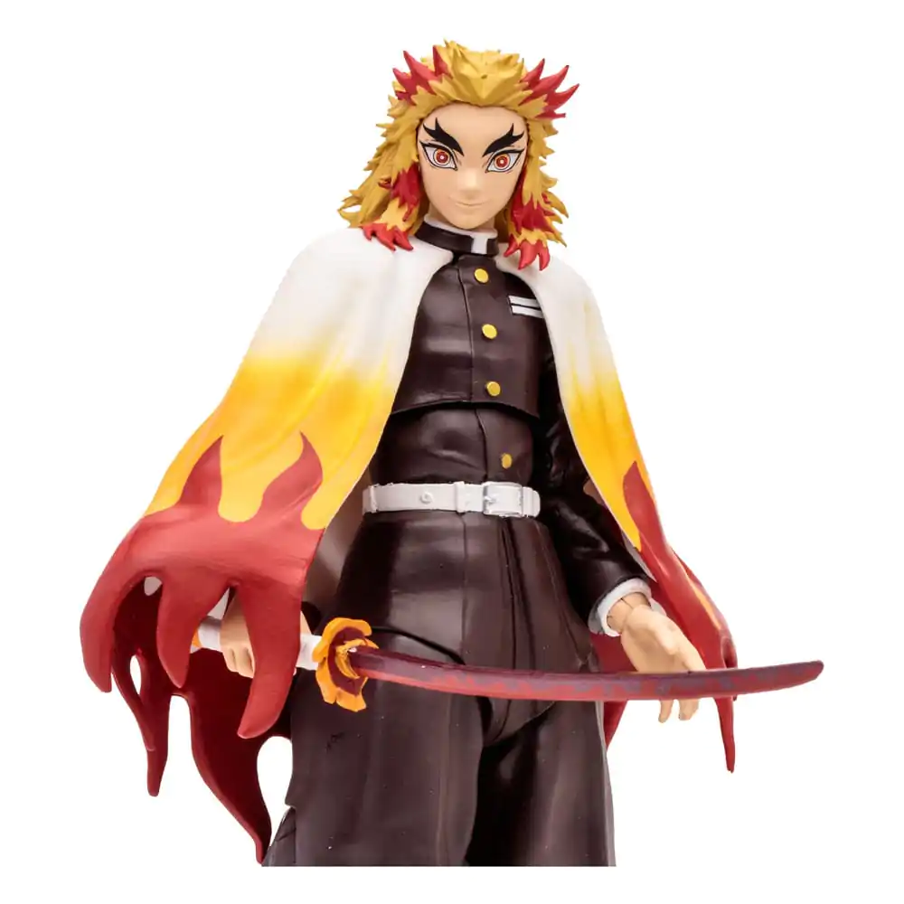 Demon Slayer: Kimetsu no Yaiba Kyojuro Rengoku akciófigura 18 cm termékfotó
