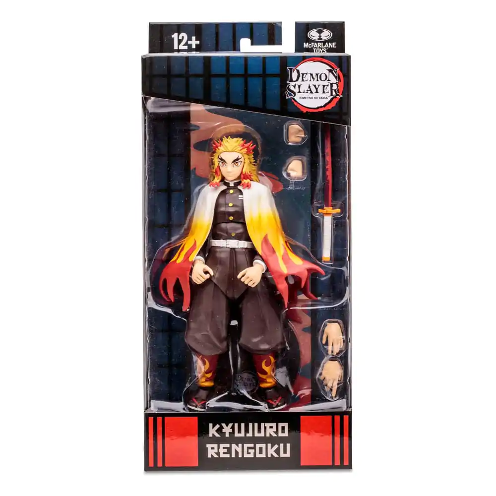Demon Slayer: Kimetsu no Yaiba Kyojuro Rengoku akciófigura 18 cm termékfotó