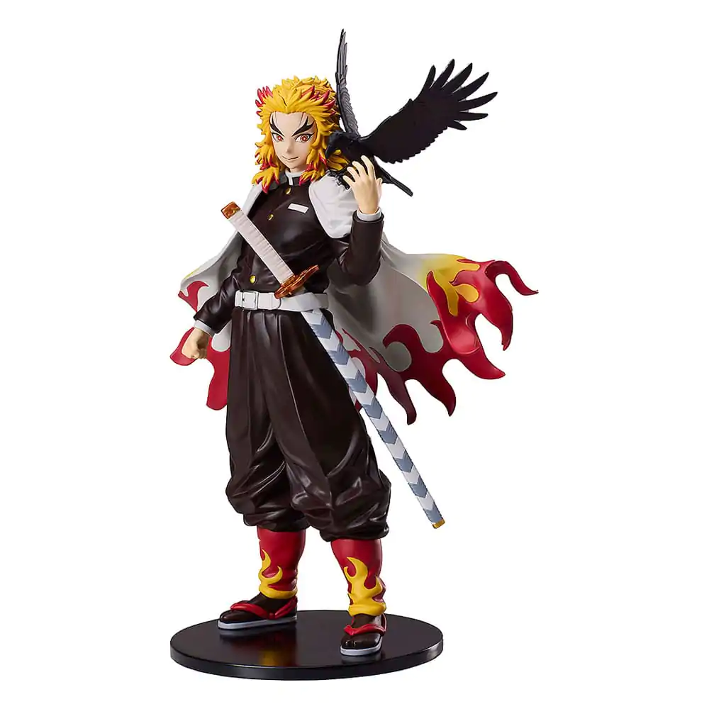 Demon Slayer: Kimetsu no Yaiba Kyojuro Rengoku Flame Hashira szobor figura 20 cm termékfotó