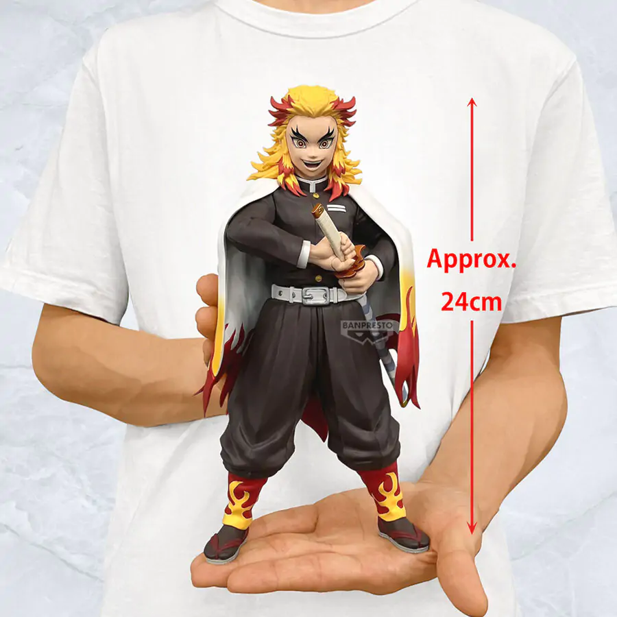 Demon Slayer Kimetsu no Yaiba Kyojuro Rengoku Grandista figura 24cm termékfotó