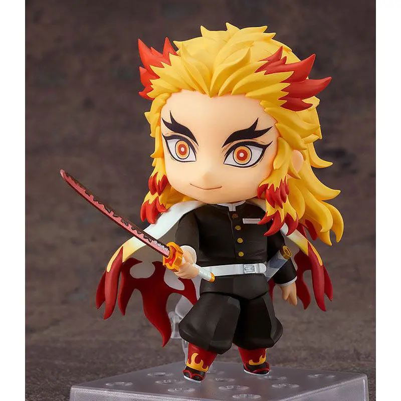 Demon Slayer Kimetsu No Yaiba Kyojuro Rengoku Nendoroid figura 10cm termékfotó