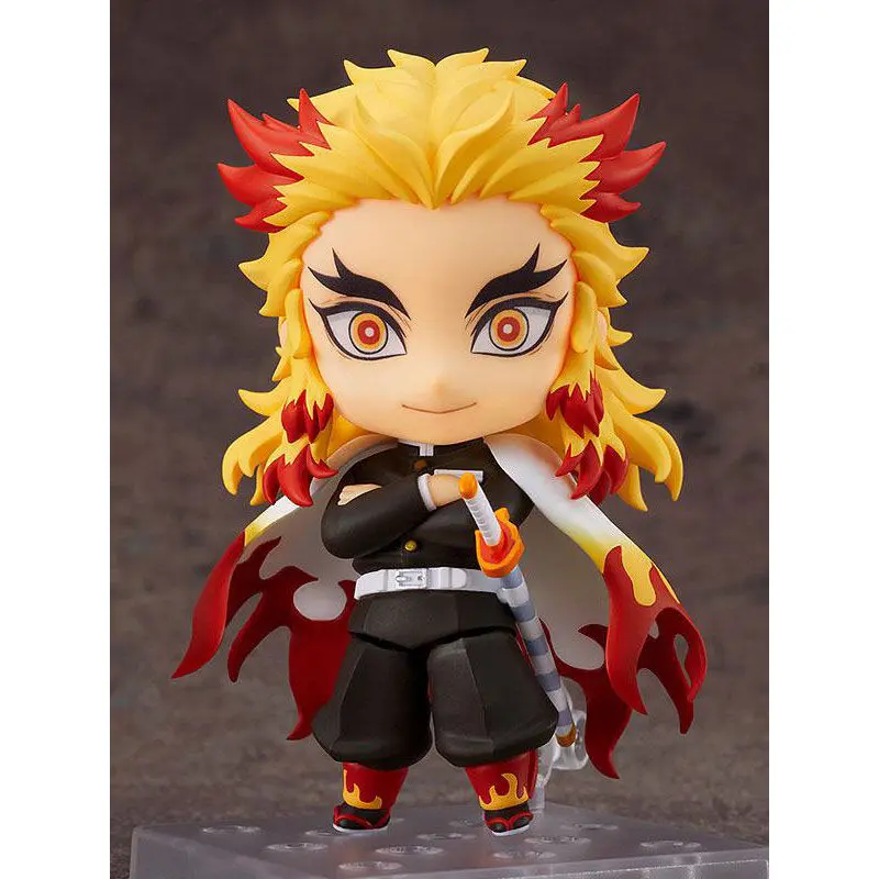 Demon Slayer Kimetsu No Yaiba Kyojuro Rengoku Nendoroid figura 10cm termékfotó