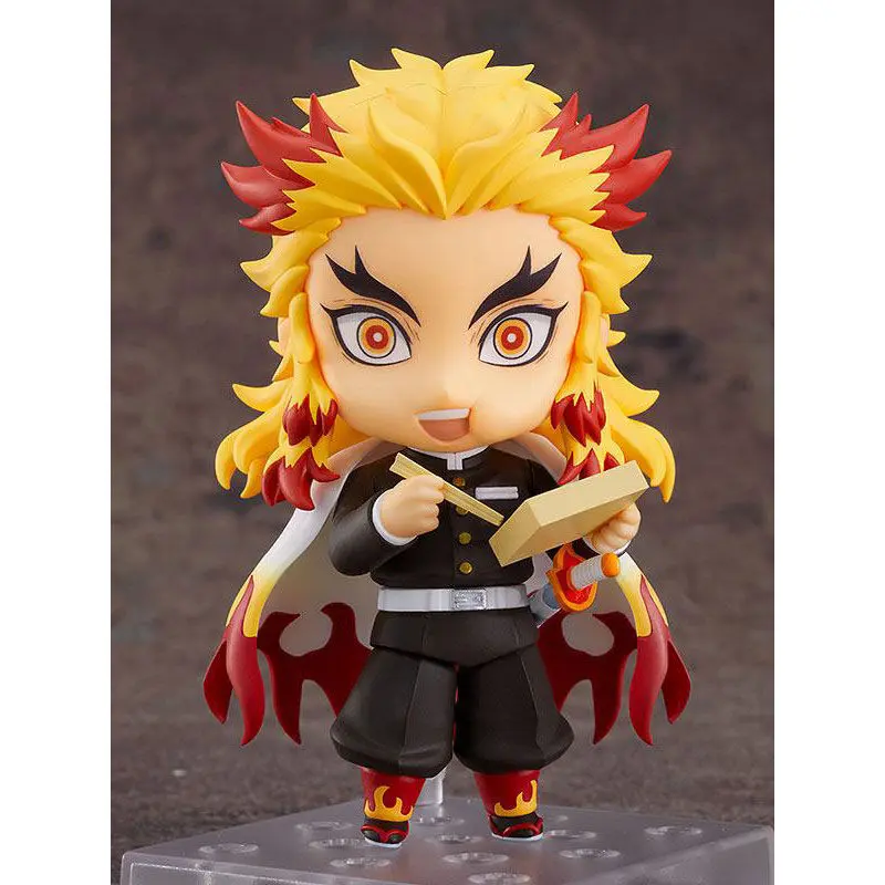 Demon Slayer Kimetsu No Yaiba Kyojuro Rengoku Nendoroid figura 10cm termékfotó