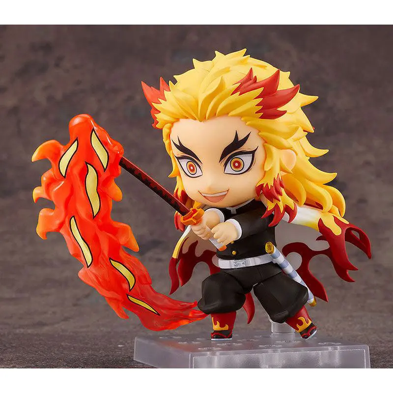 Demon Slayer Kimetsu No Yaiba Kyojuro Rengoku Nendoroid figura 10cm termékfotó