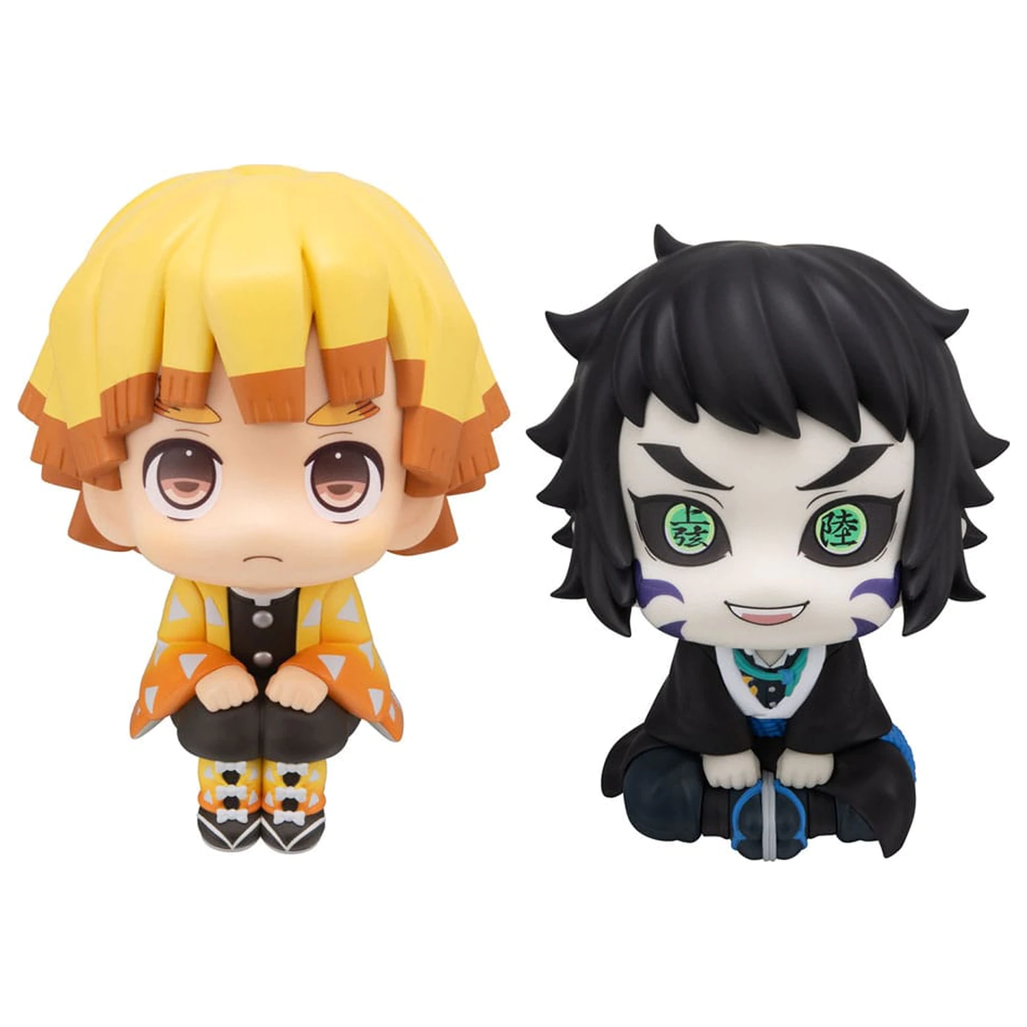 Demon Slayer: Kimetsu no Yaiba Look Up 2 db-os PVC figura csomag Zenitsu Agatsuma Grumpy Ver. & Kaigaku 11 cm (with gift) termékfotó