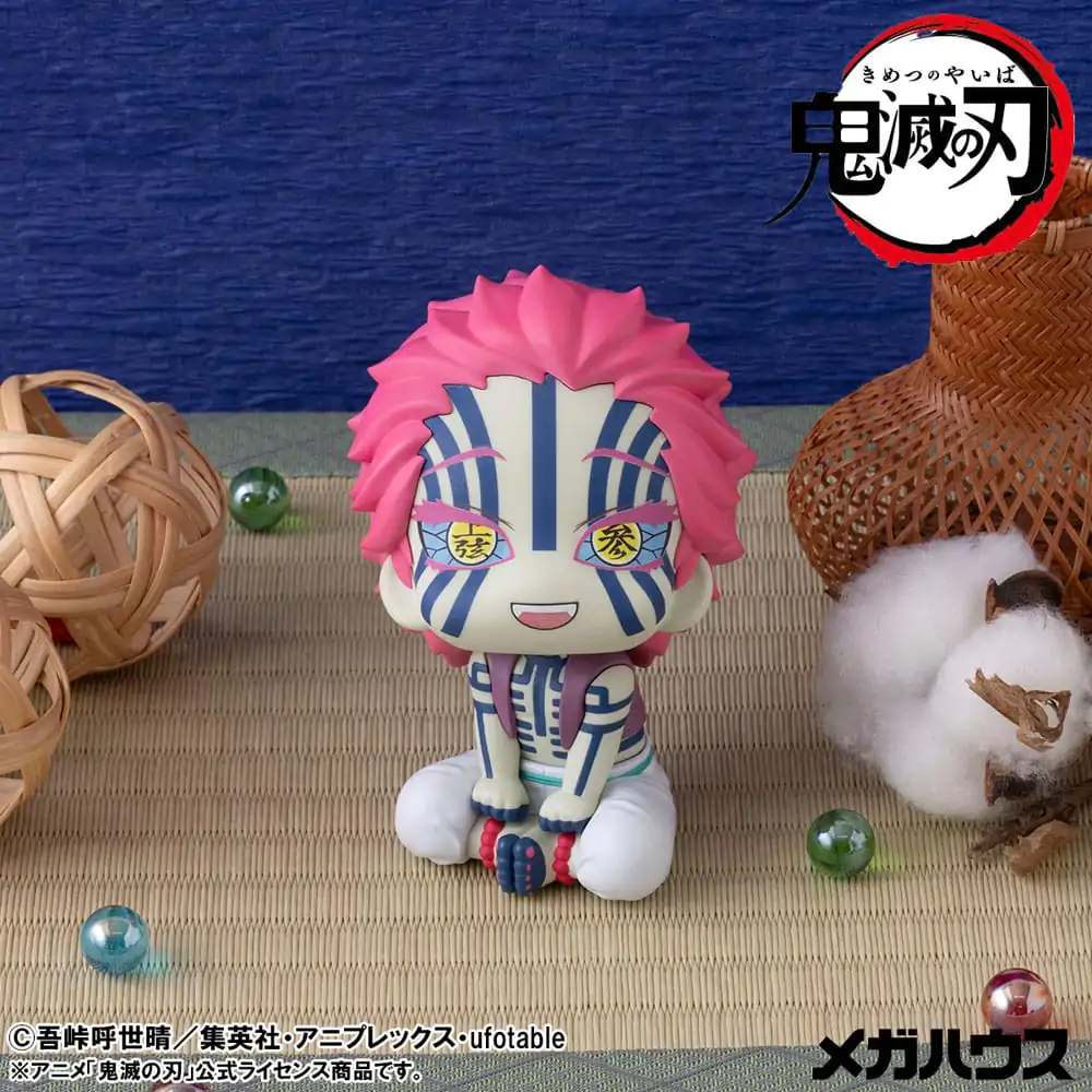 Demon Slayer: Kimetsu no Yaiba Look Up Akaza (with gift) PVC szobor figura 11 cm    termékfotó