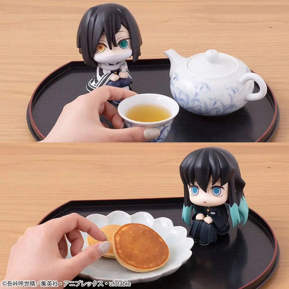 Demon Slayer Kimetsu no Yaiba Look Up  Iguro Obanai &amp; Tokitou Muichirou LTD Ver. PVC szobor figurák 11 cm termékfotó