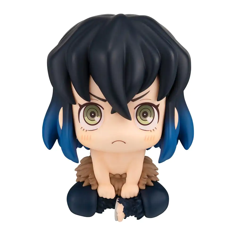 Demon Slayer: Kimetsu no Yaiba Look Up Inosuke Hashibira Bossy Ver. PVC szobor figura 11 cm termékfotó