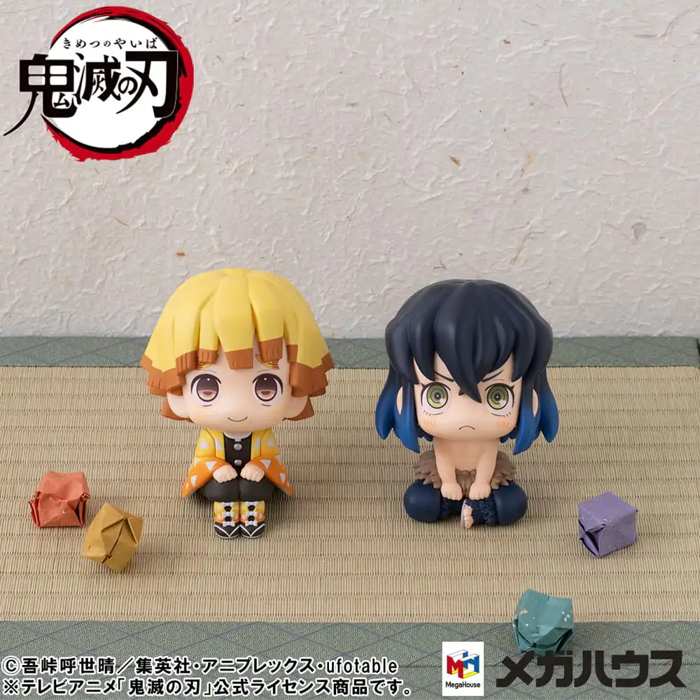 Demon Slayer: Kimetsu no Yaiba Look Up Inosuke Hashibira Bossy Ver. PVC szobor figura 11 cm termékfotó