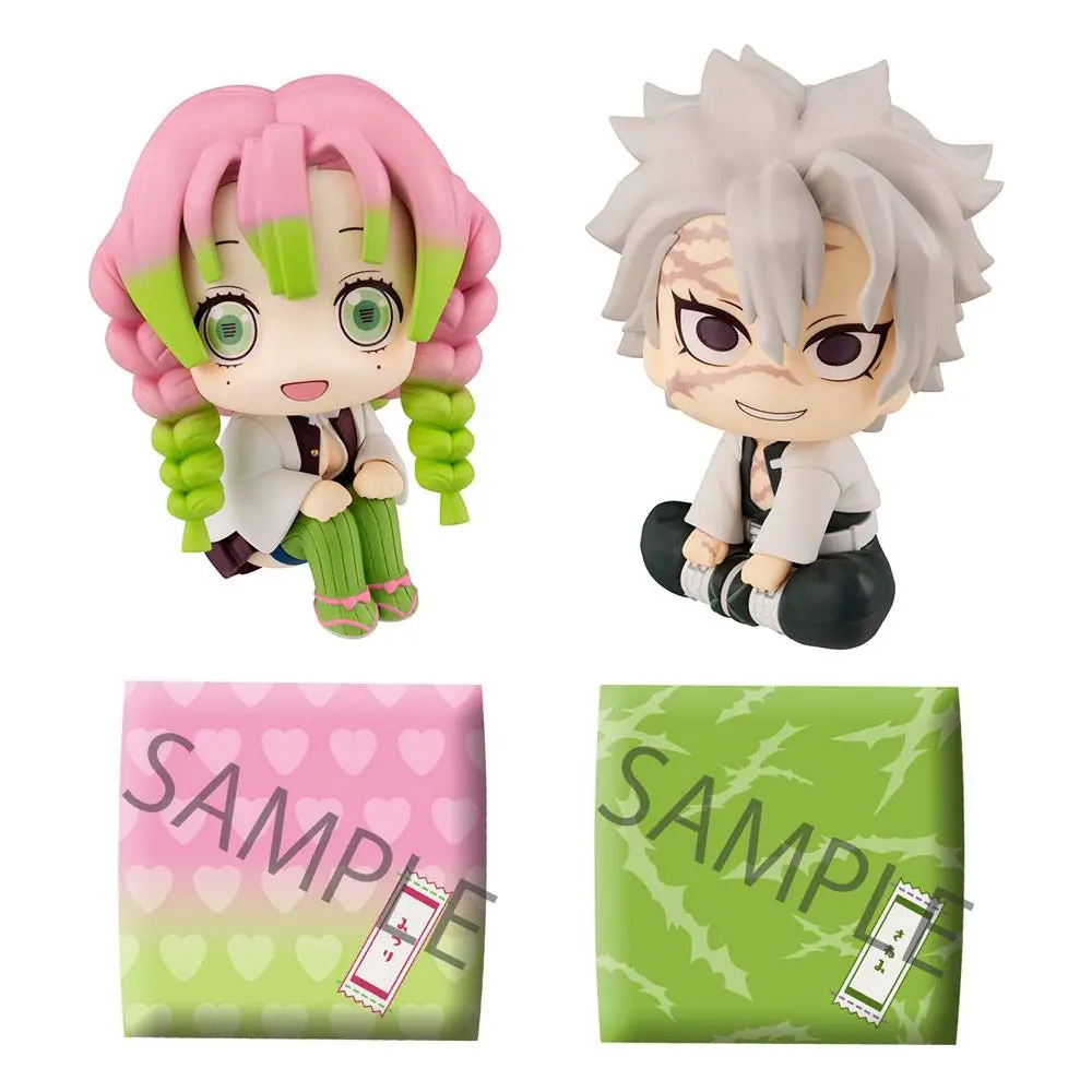 Demon Slayer Kimetsu no Yaiba Look Up  Kanroji Mitsuri &amp; Shinazugawa Sanemi LTD Ver. PVC szobor figurák 11 cm. termékfotó