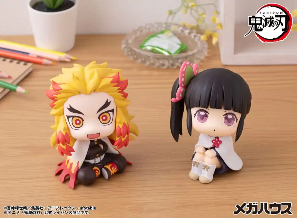 Demon Slayer Kimetsu no Yaiba Look Up Rengoku Kyojuro PVC szobor figura 11 cm termékfotó
