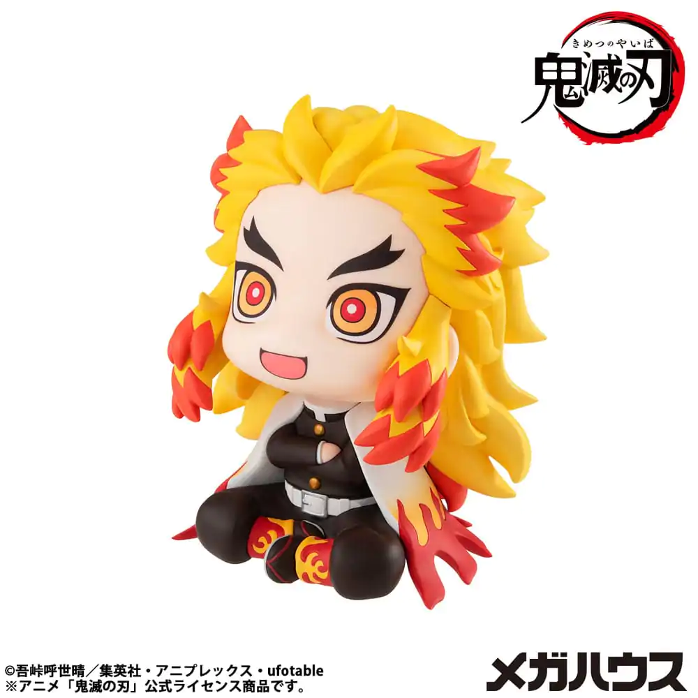 Demon Slayer Kimetsu no Yaiba Look Up Rengoku Kyojuro PVC szobor figura 11 cm termékfotó