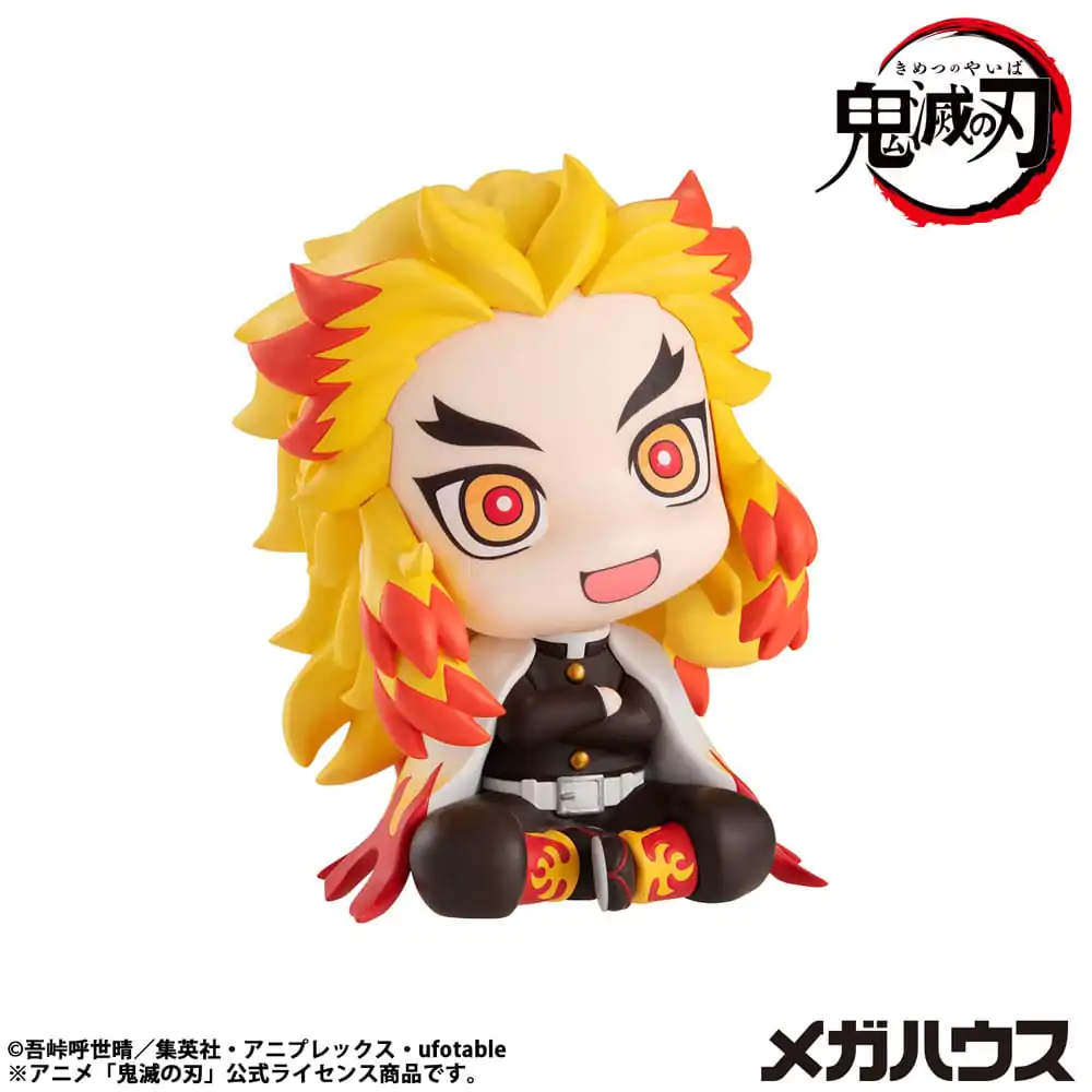 Demon Slayer Kimetsu no Yaiba Look Up Rengoku Kyojuro PVC szobor figura 11 cm termékfotó