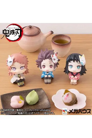 Demon Slayer Kimetsu no Yaiba Look Up Sabito &amp; Makomo LTD Ver. PVC szobor figurák 11 cm termékfotó