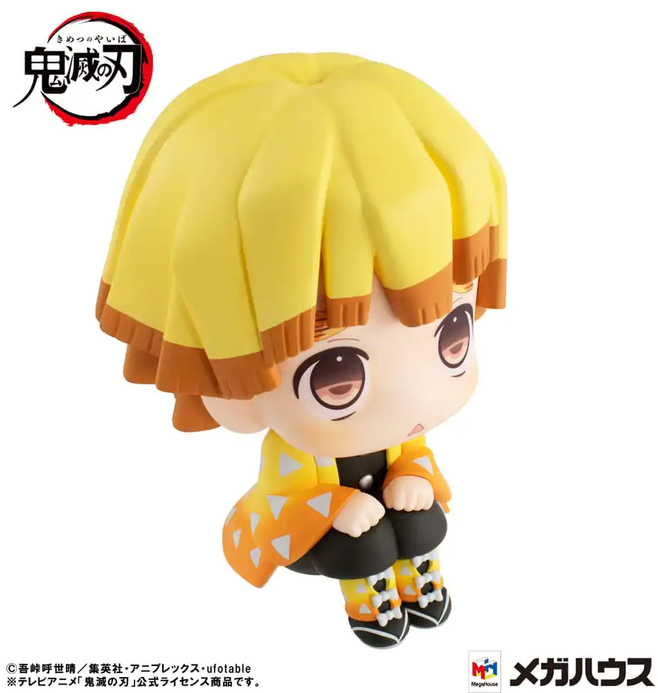 Demon Slayer Kimetsu no Yaiba Look Up Zenitsu Agatsuma PVC szobor figura 11 cm termékfotó