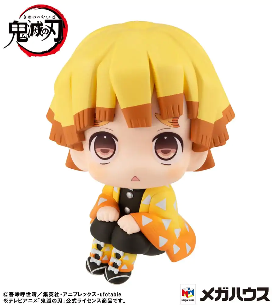 Demon Slayer Kimetsu no Yaiba Look Up Zenitsu Agatsuma PVC szobor figura 11 cm termékfotó