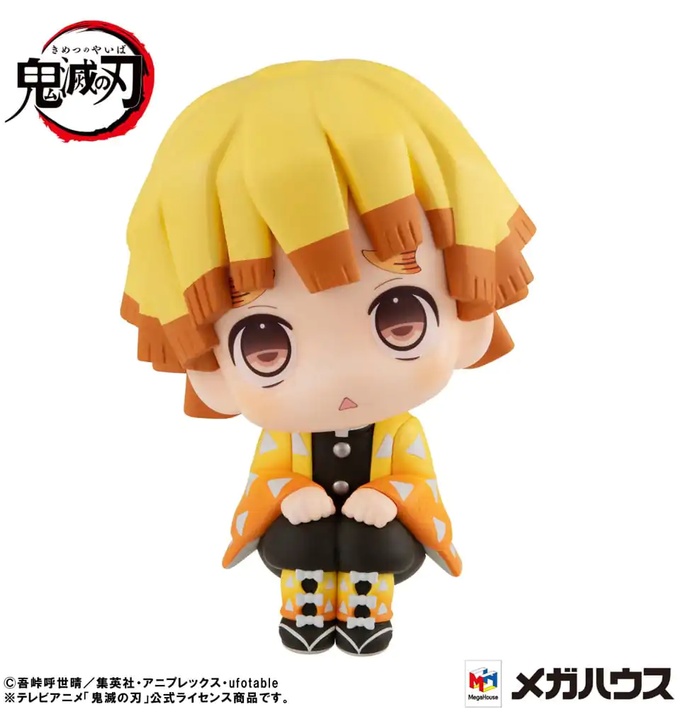 Demon Slayer Kimetsu no Yaiba Look Up Zenitsu Agatsuma PVC szobor figura 11 cm termékfotó