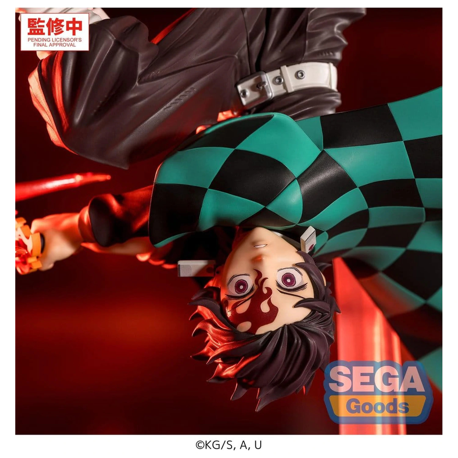 Demon Slayer: Kimetsu no Yaiba Luminasta Tanjiro Kamado Hinokami Kagura Setting Sun Transformation PVC figura 15 cm termékfotó