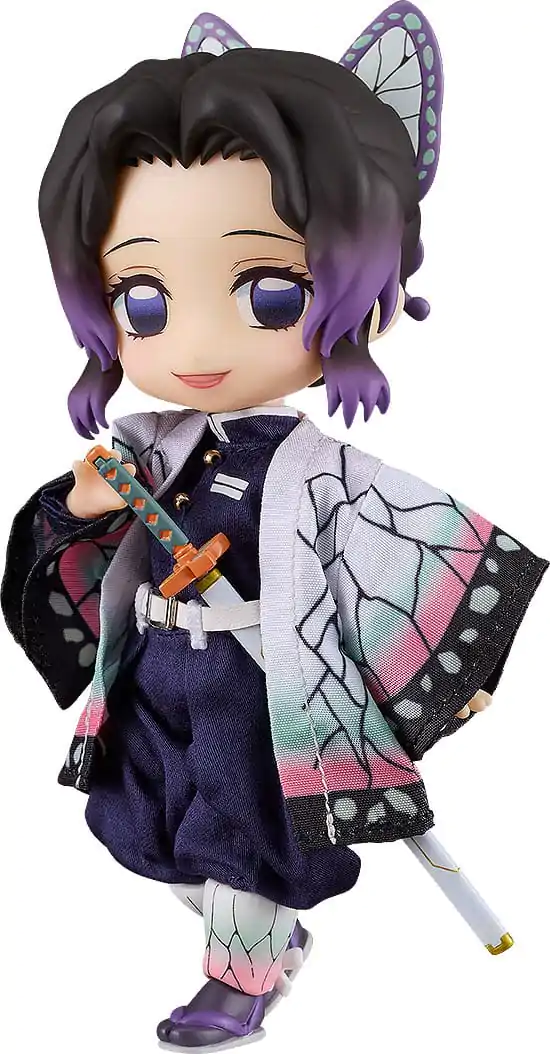Demon Slayer: Kimetsu no Yaiba Nendoroid Doll akciófigura Shinobu Kocho 14 cm termékfotó