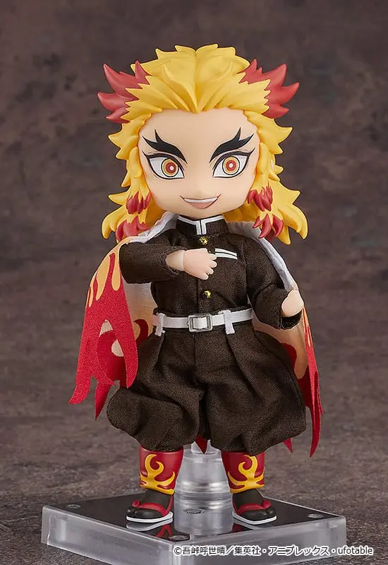 Demon Slayer: Kimetsu no Yaiba Nendoroid Doll figura Kyojuro Rengoku 10 cm termékfotó