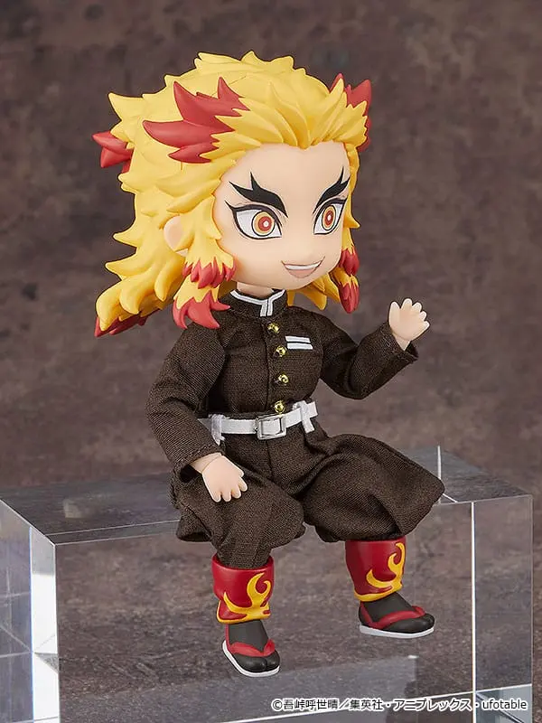 Demon Slayer: Kimetsu no Yaiba Nendoroid Doll figura Kyojuro Rengoku 10 cm termékfotó