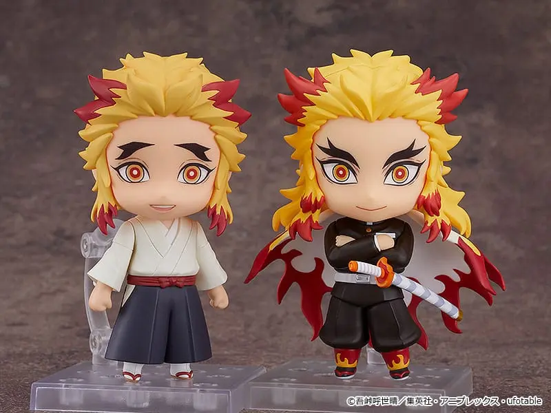 Demon Slayer: Kimetsu no Yaiba Nendoroid figura Senjuro Rengoku 10 cm termékfotó