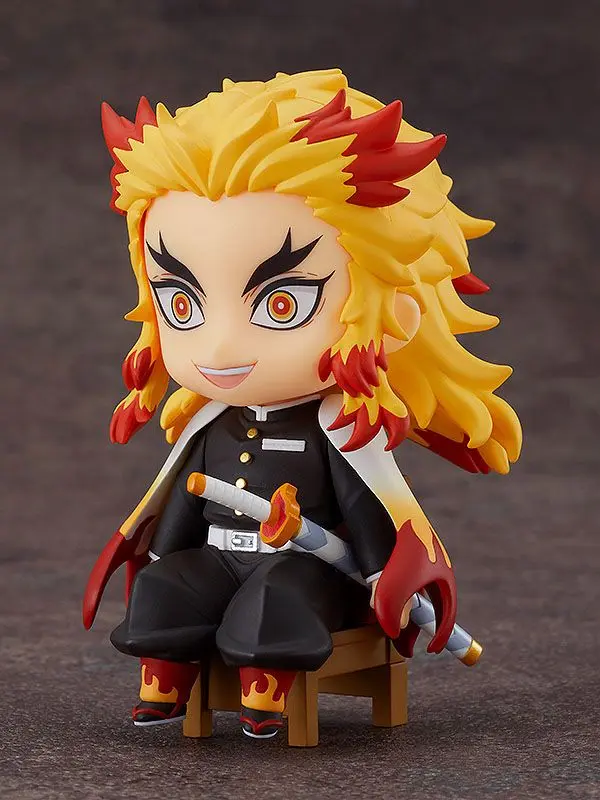 Demon Slayer: Kimetsu no Yaiba Nendoroid Swacchao! Kyojuro Rengoku figura 9 cm termékfotó