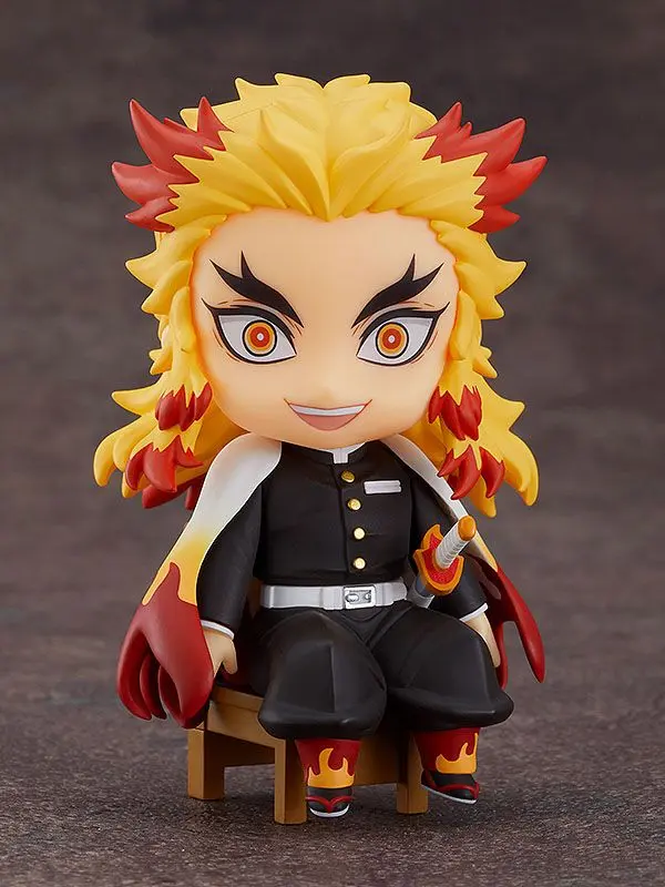 Demon Slayer: Kimetsu no Yaiba Nendoroid Swacchao! Kyojuro Rengoku figura 9 cm termékfotó