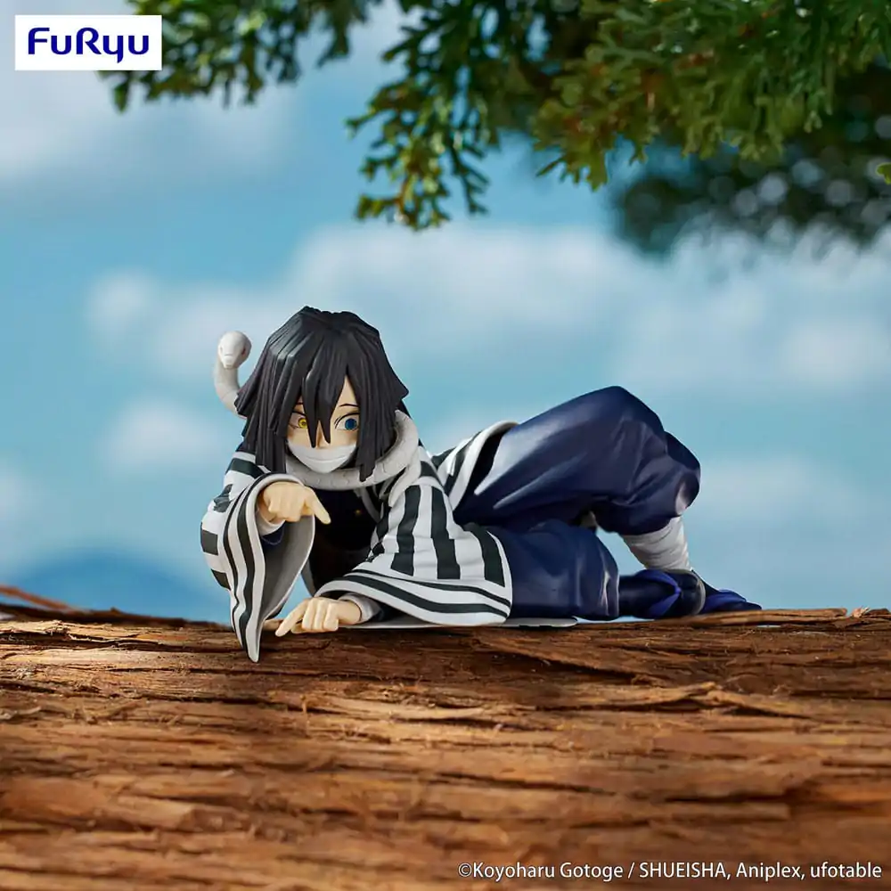 Demon Slayer: Kimetsu no Yaiba Noodle Stopper Iguro Obanai PVC szobor figura 11 cm termékfotó