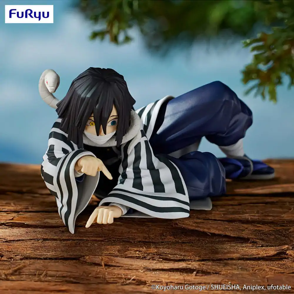 Demon Slayer: Kimetsu no Yaiba Noodle Stopper Iguro Obanai PVC szobor figura 11 cm termékfotó
