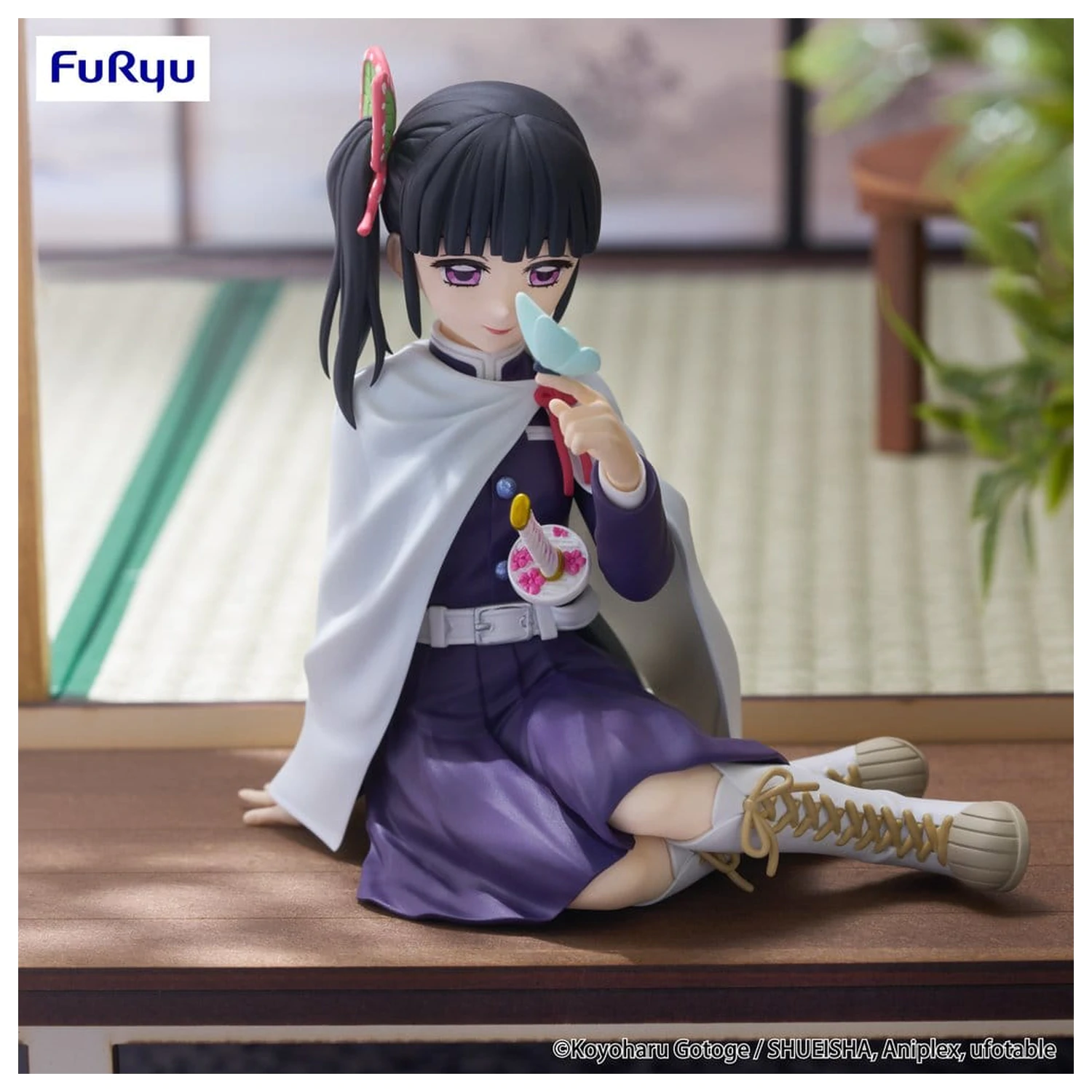 Demon Slayer: Kimetsu no Yaiba Noodle Stopper PVC figura Tsuyuri Kanao 8 cm termékfotó