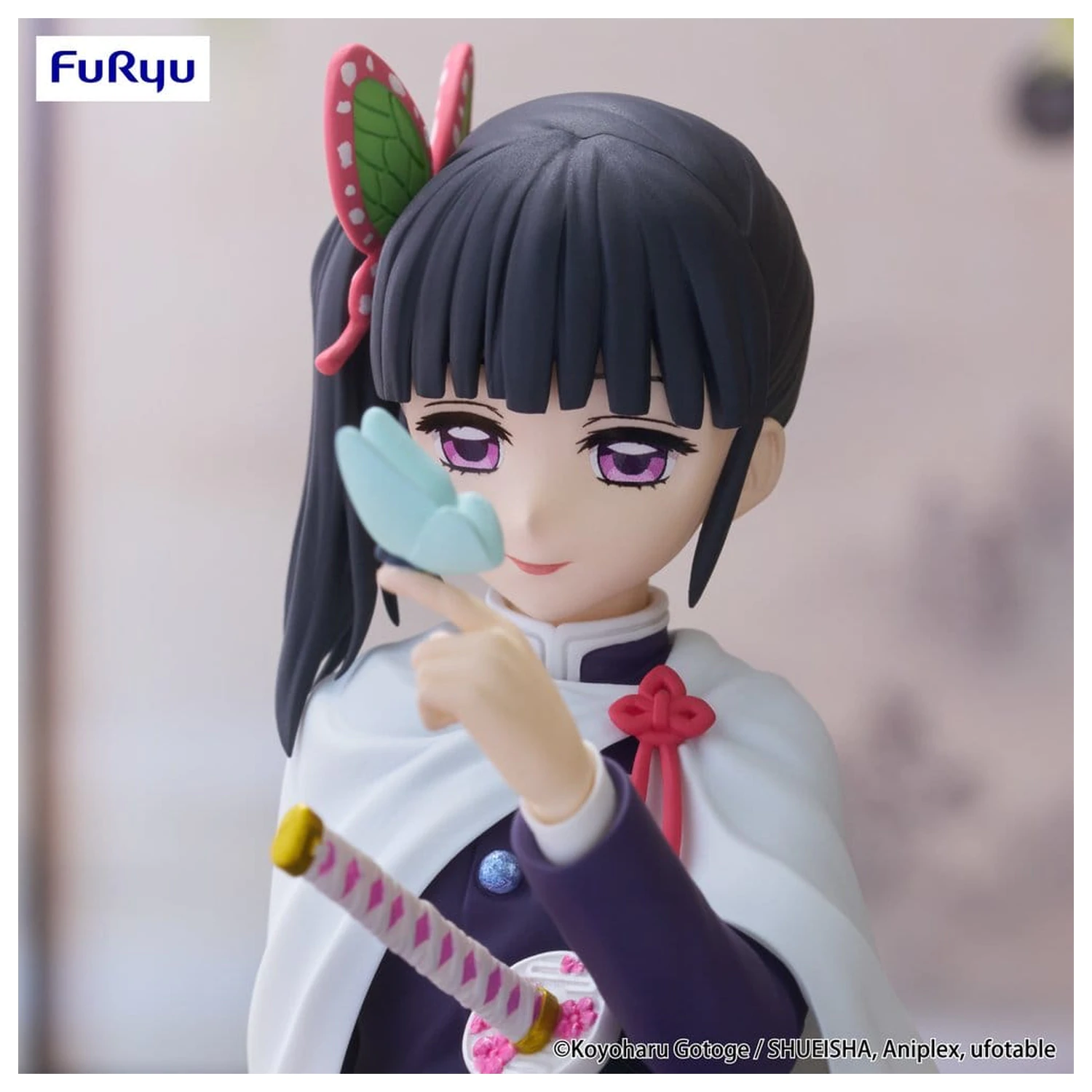 Demon Slayer: Kimetsu no Yaiba Noodle Stopper PVC figura Tsuyuri Kanao 8 cm termékfotó