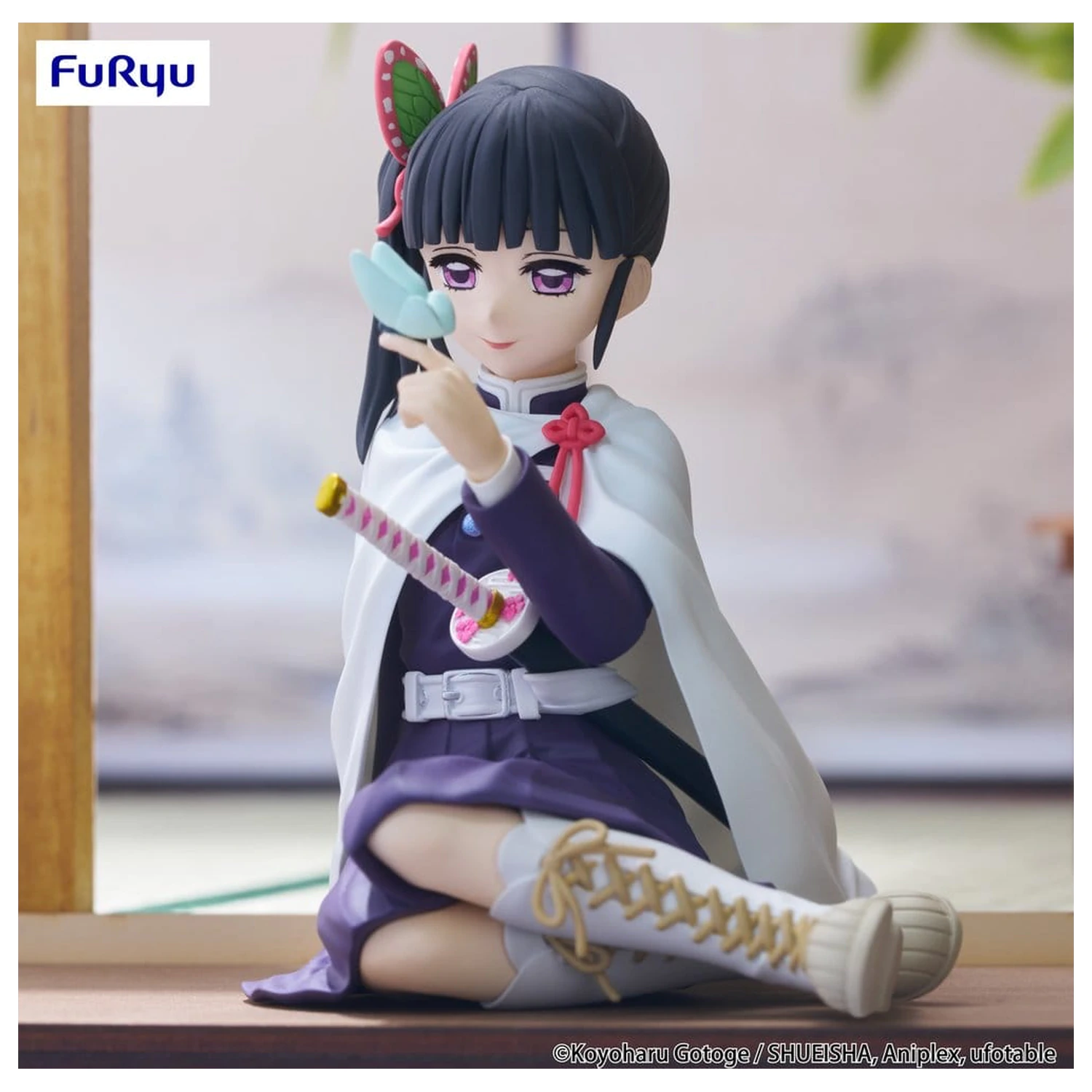 Demon Slayer: Kimetsu no Yaiba Noodle Stopper PVC figura Tsuyuri Kanao 8 cm termékfotó