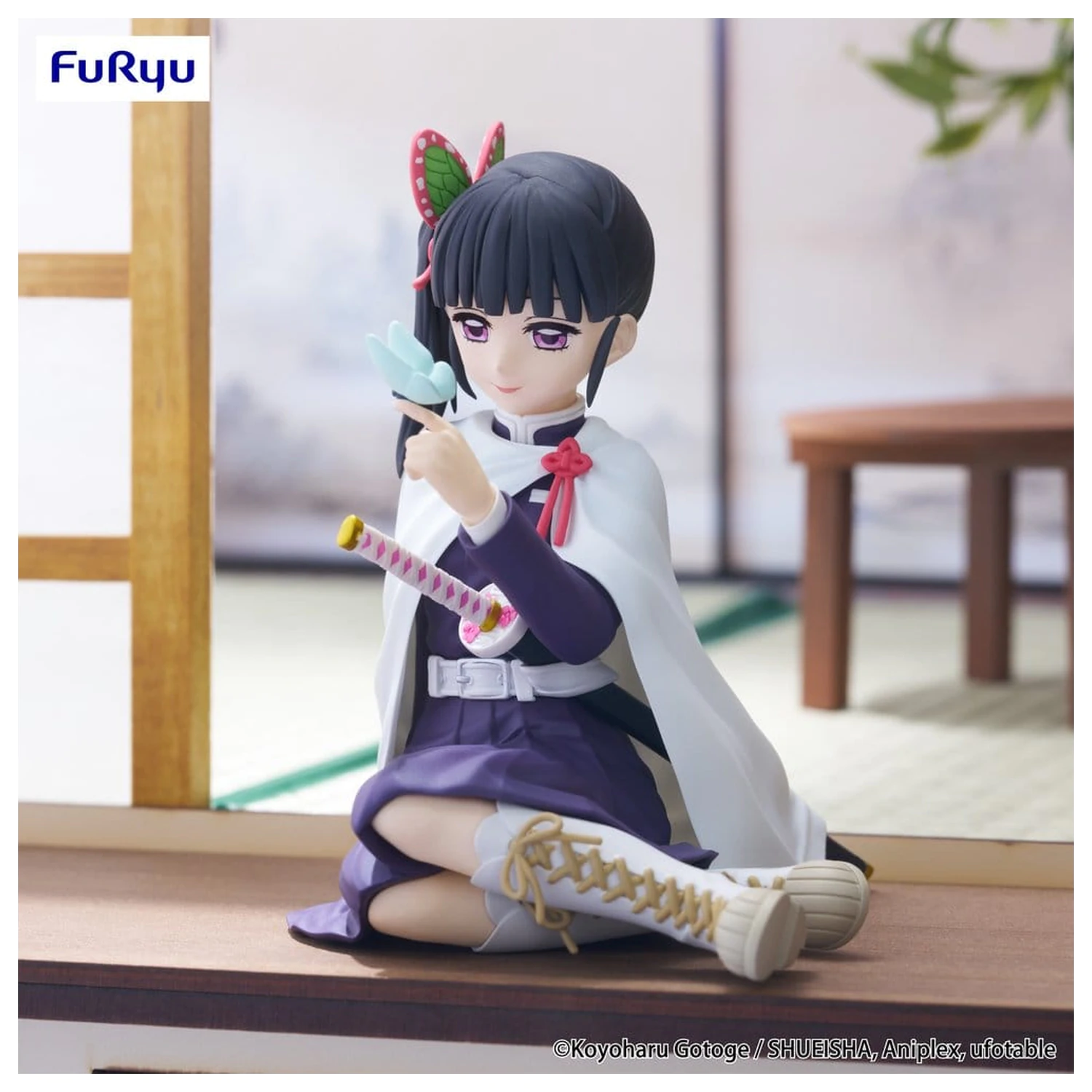 Demon Slayer: Kimetsu no Yaiba Noodle Stopper PVC figura Tsuyuri Kanao 8 cm termékfotó