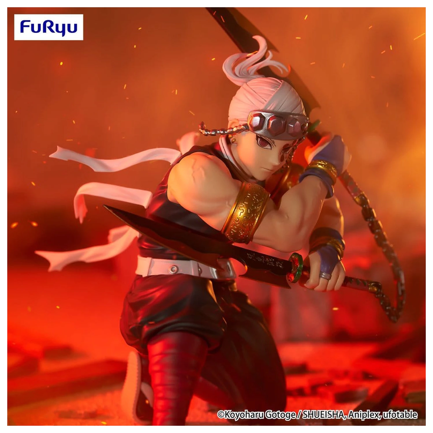 Demon Slayer: Kimetsu no Yaiba Noodle Stopper PVC figura Uzui Tengen 15 cm termékfotó