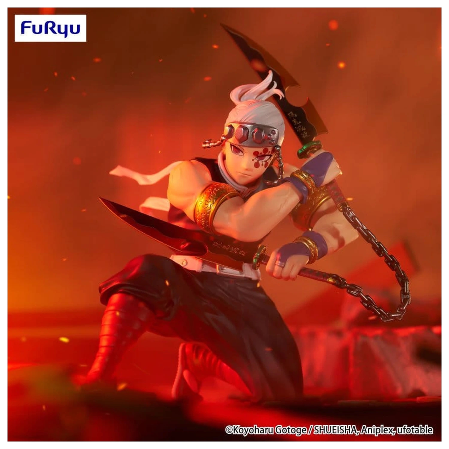 Demon Slayer: Kimetsu no Yaiba Noodle Stopper PVC figura Uzui Tengen 15 cm termékfotó