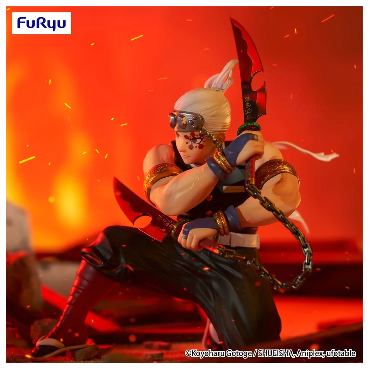 Demon Slayer: Kimetsu no Yaiba Noodle Stopper PVC figura Uzui Tengen 15 cm termékfotó